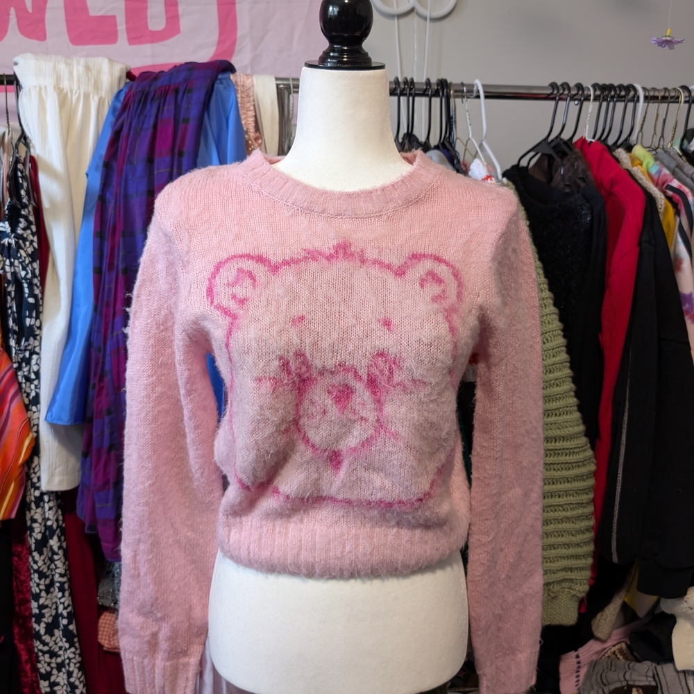 Pink Bear Sweater